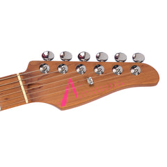 Tom Anderson Lil Angel - Transparent Pink w/Transparent White Back - 24 fret Drop Top - Custom Boutique Electric Guitar - NEW!!!