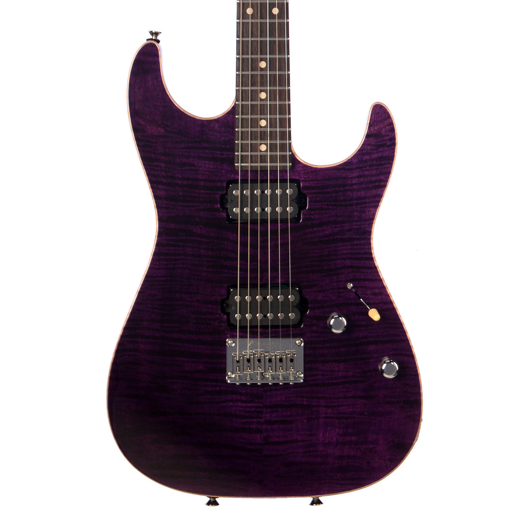 Tom Anderson Drop Top - Transparent Purple with Binding - Custom Boutique Electric Guitar - NEW!