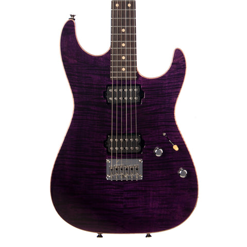 Tom Anderson Drop Top - Transparent Purple with Binding - Custom Boutique Electric Guitar - NEW!