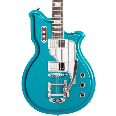 Airline Guitars MAP DLX - Metallic Blue - Vintage Reissue Electric Guitar - NEW!