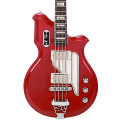 Airline Guitars MAP Bass - Red - 30 1/2" Short Scale Electric Bass Guitar - NEW!