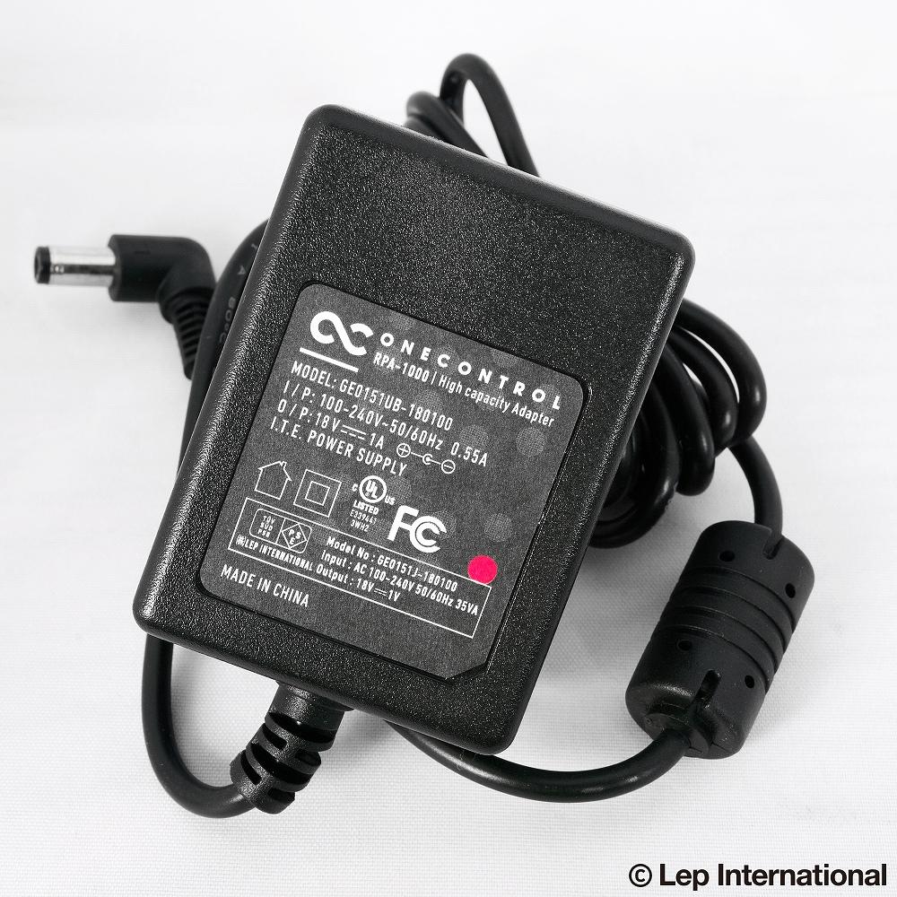One Control RPA-1000 18V Dc 1000Ma Power Adapter