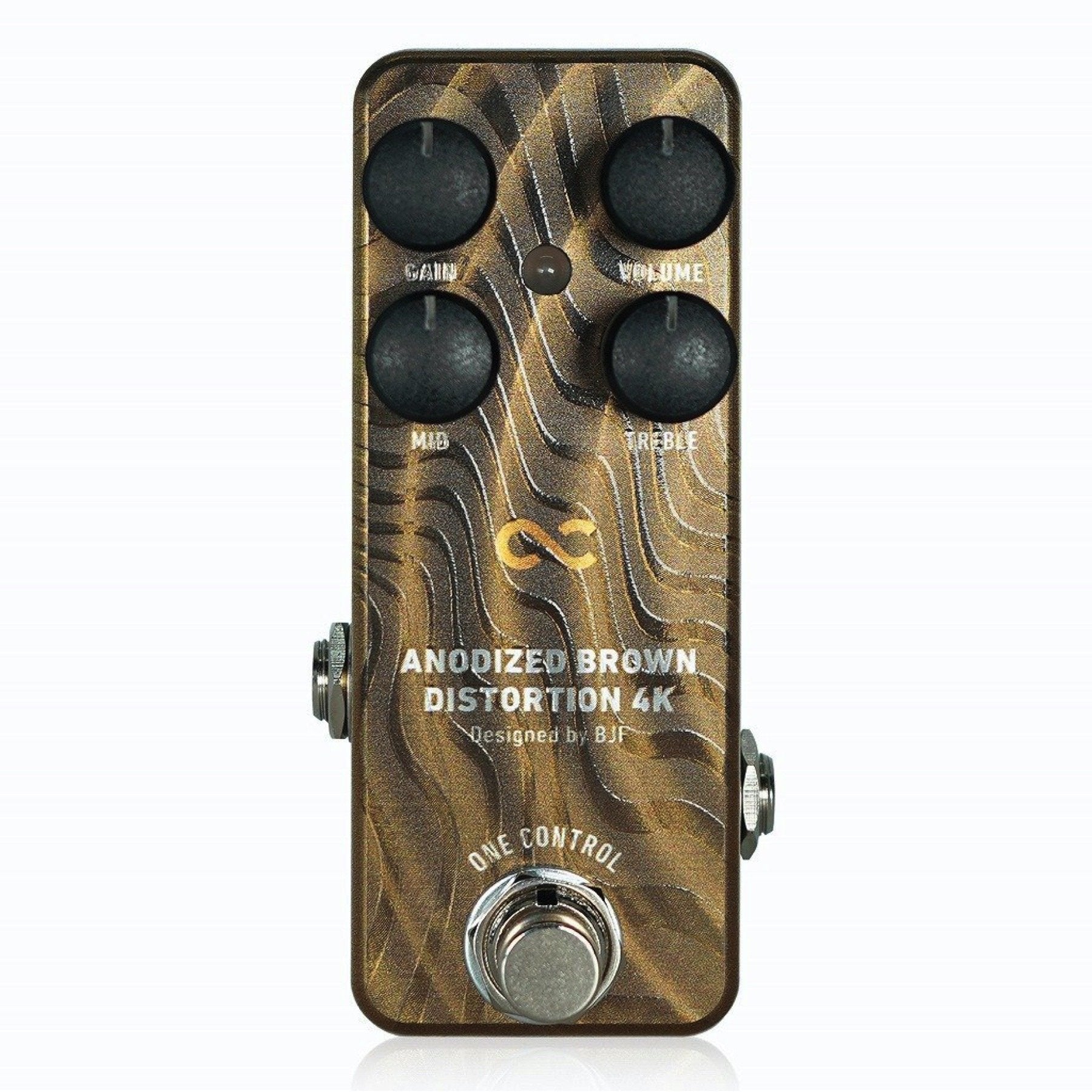 guitar pedal all in one One Control Anodised Brown Distortion Demo