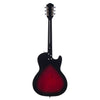 Airline Guitars Jupiter LEFTY - Redburst - Left Handed Silvertone Tribute model Hollowbody Electric Guitar - NEW!