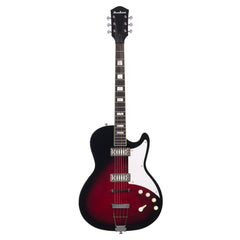 Airline Guitars Jupiter Redburst - Silvertone Tribute Hollowbody Electric Guitar - NEW!