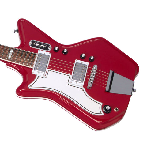 Airline Guitars '59 2P LEFTY - Red - Left Handed Vintage Reissue Electric Guitar - NEW!