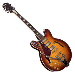 Airline Guitars H78 LEFTY - Honeyburst - Left-Handed Semi Hollow Electric Guitar - NEW!