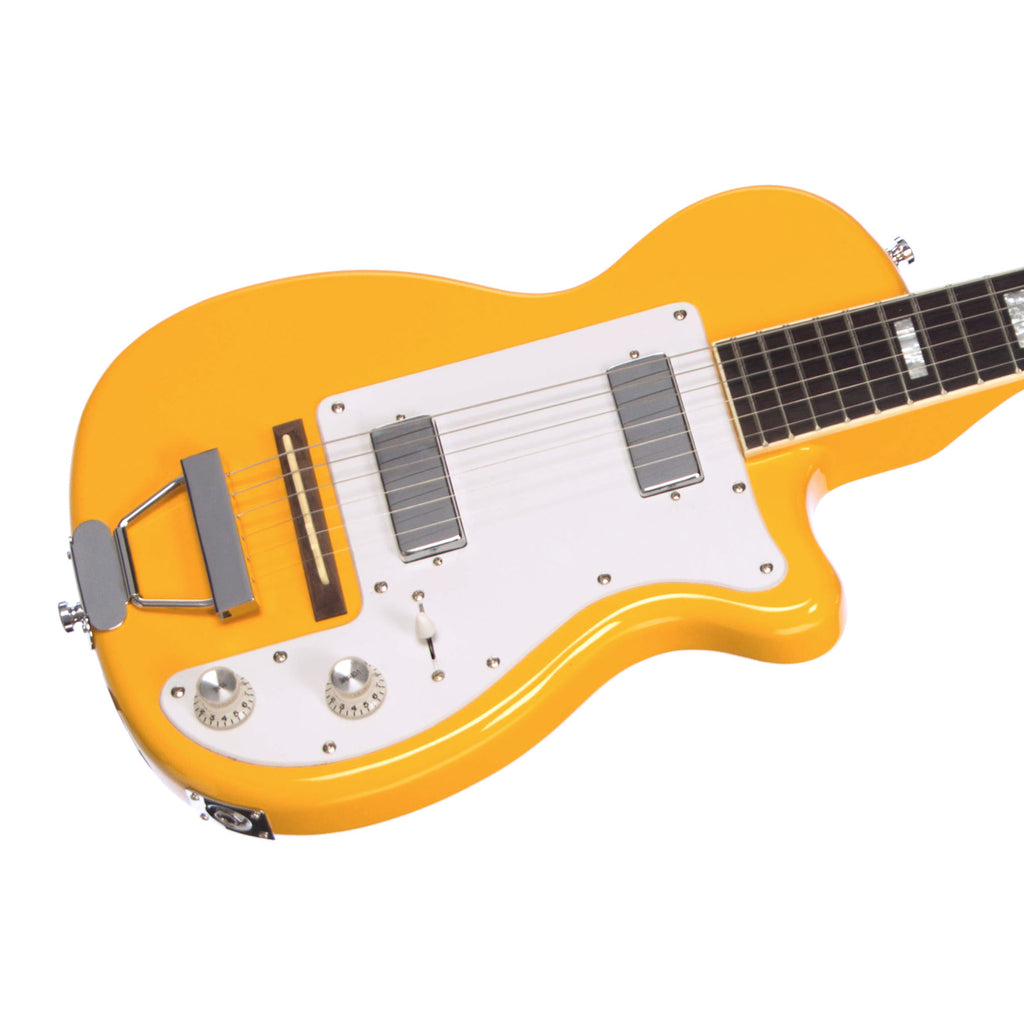 Airline Guitars H44 DLX - Taxicab Yellow - Vintage Harmony style electric guitar - NEW!