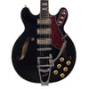 Airline Guitars H78 - Black - Vintage Reissue Semi Hollow Electric Guitar - NEW!