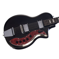 Airline Guitars Jupiter TT - Metallic Black - Supro Dual Tone / Twin Tone / Jupiter Pro -inspired Electric Guitar - NEW!