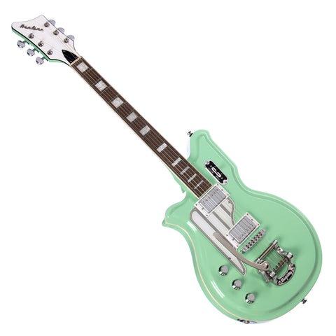 Airline Guitars MAP DLX LEFTY - Seafoam Green - Left-Handed Vintage Reissue Electric Guitar - NEW!
