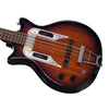 Airline Guitars Pocket Bass LEFTY - Sunburst - Left Handed Vintage Reissue electric bass guitar - NEW!