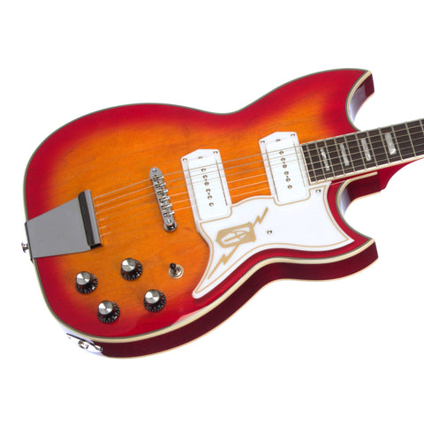 Airline Guitars Tuxedo Pro - RJ Signature - Cherryburst Electric Guitar - NEW!