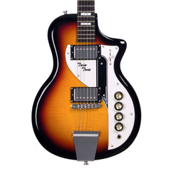 Airline Guitars Twin Tone - The Duke Signature - Sunburst - Flame Top Solidbody Electric Guitar - NEW!