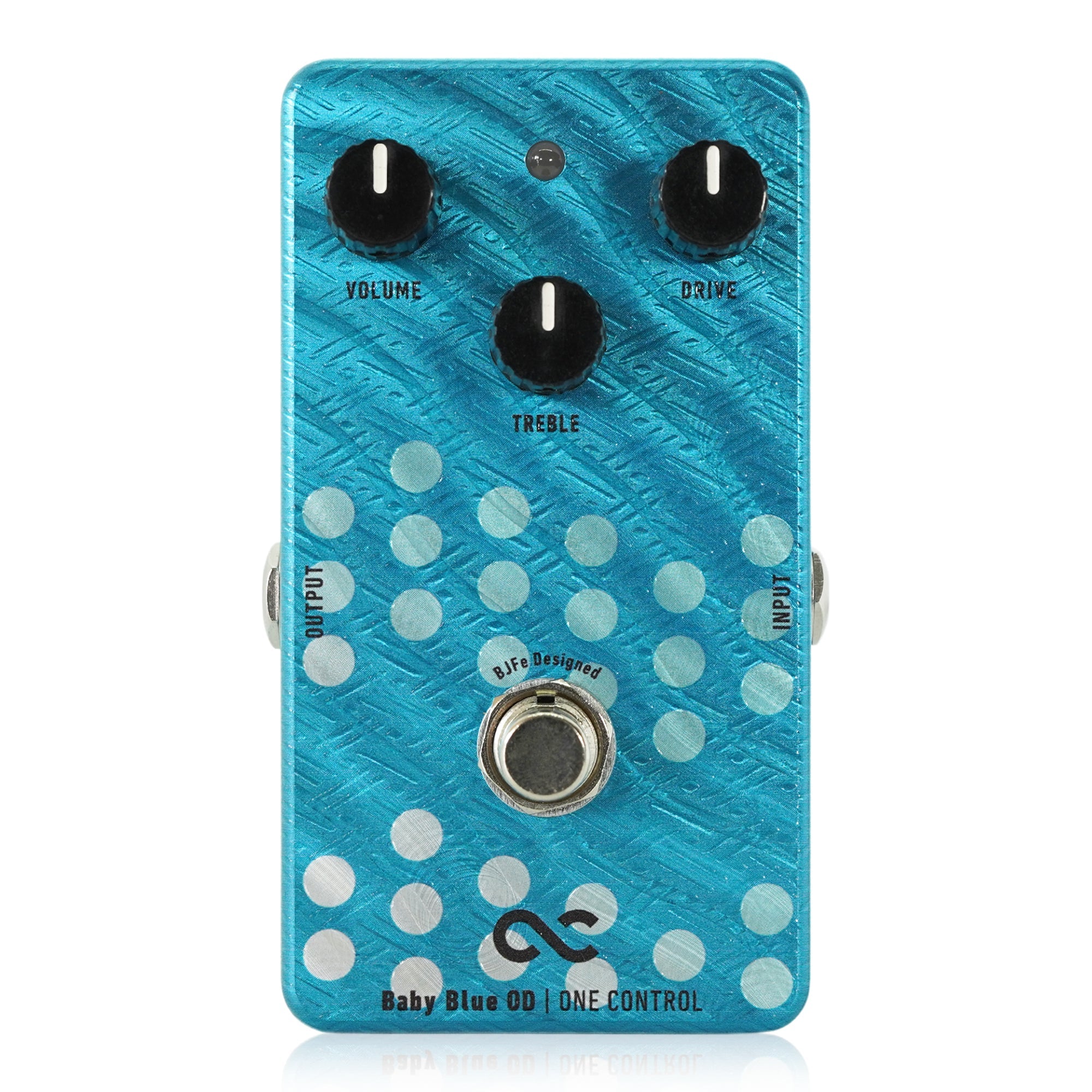 bjfe pedals One Control Baby Blue Overdrive OC-BBODn - BJF Series Effects Pedal for Electric Guitar