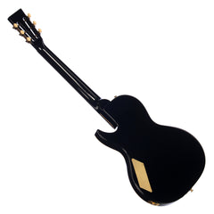 B&G Guitars Little Sister Crossroads Cutaway P90 - Midnight Ocean - LSCPMO - Black Semi-Hollow Electric Guitar - NEW!
