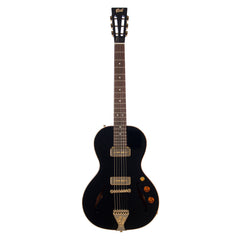 B&G Guitars Little Sister Crossroads Non-Cutaway P90 - Midnight Ocean - LSNPMO - Black Semi-Hollow Electric Guitar - NEW!
