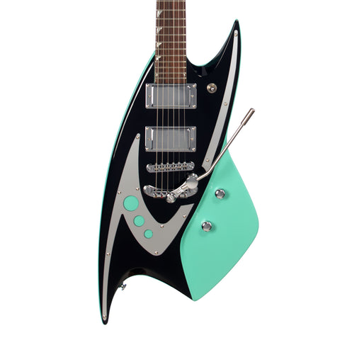 Backlund Guitars Model 400 DLX - Teal - Deluxe Electric Guitar with Duesenberg Les Trem - NEW!