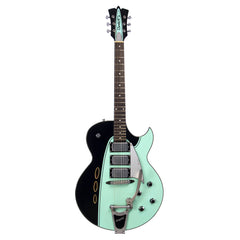 Backlund Guitars Rockerbox DLX Ebony - Black / Mint - Deluxe Semi Hollow Electric Guitar - NEW!