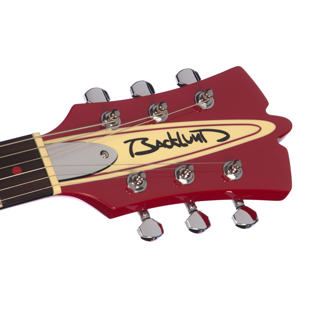 Backlund Guitars Rockerbox DLX Ebony Red / Creme Deluxe Semi Hollo