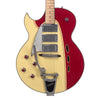 Backlund Guitars Rockerbox DLX LEFTY - Red / Creme - Deluxe Left-Handed Semi Hollow Electric Guitar - NEW!