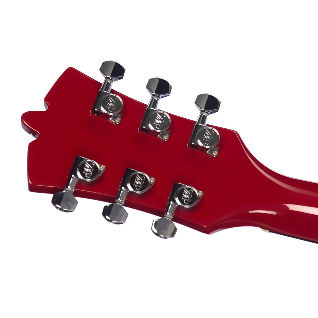 Backlund Guitars Rockerbox DLX Red / Creme Deluxe Semi Hollow Elec