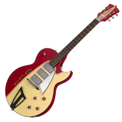 Backlund Guitars Rockerbox Ebony - Red / Creme - Semi Hollow Electric Guitar - NEW!