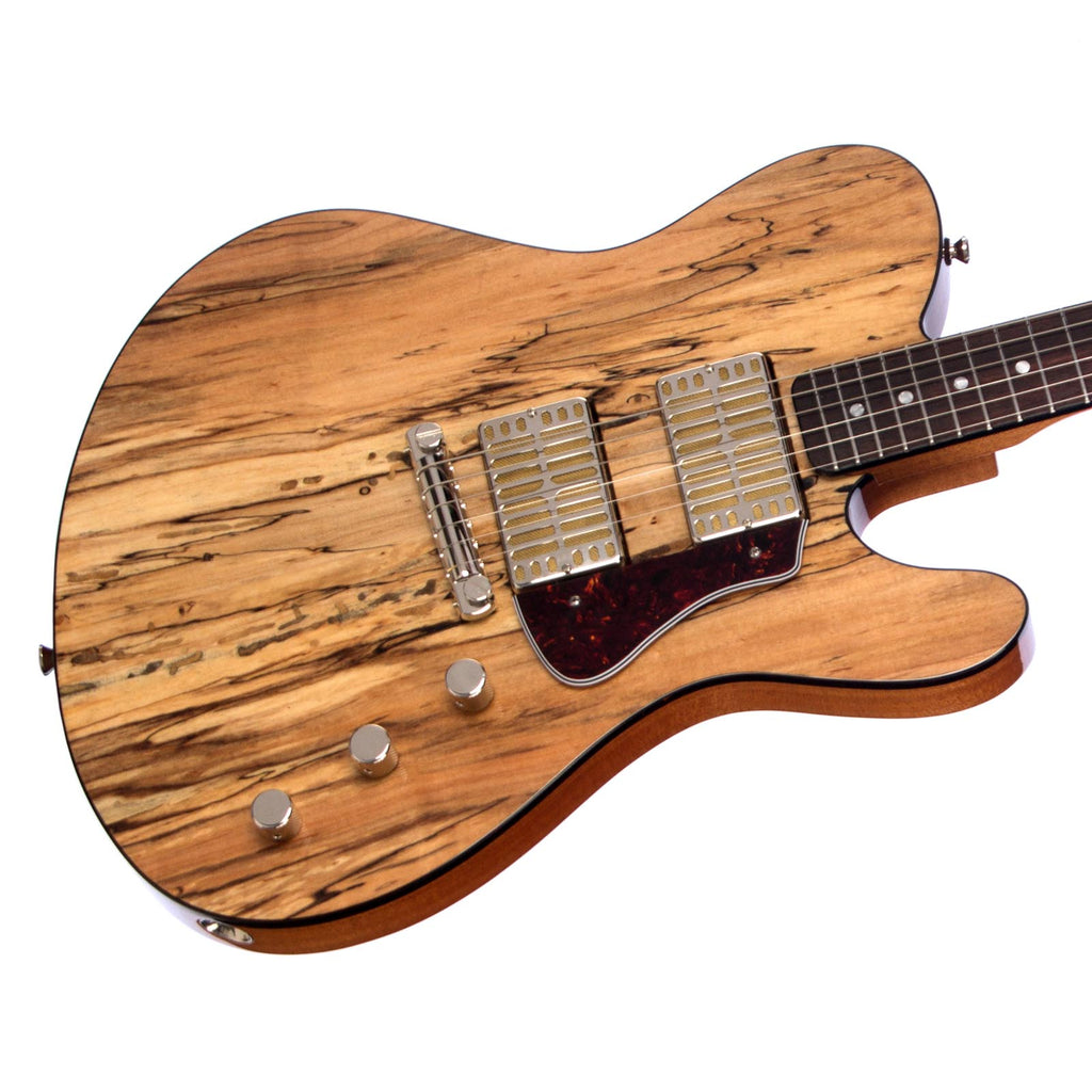 USED BilT Guitars ESG Natural Spalted Maple Custom Boutique Offset Make'n Music