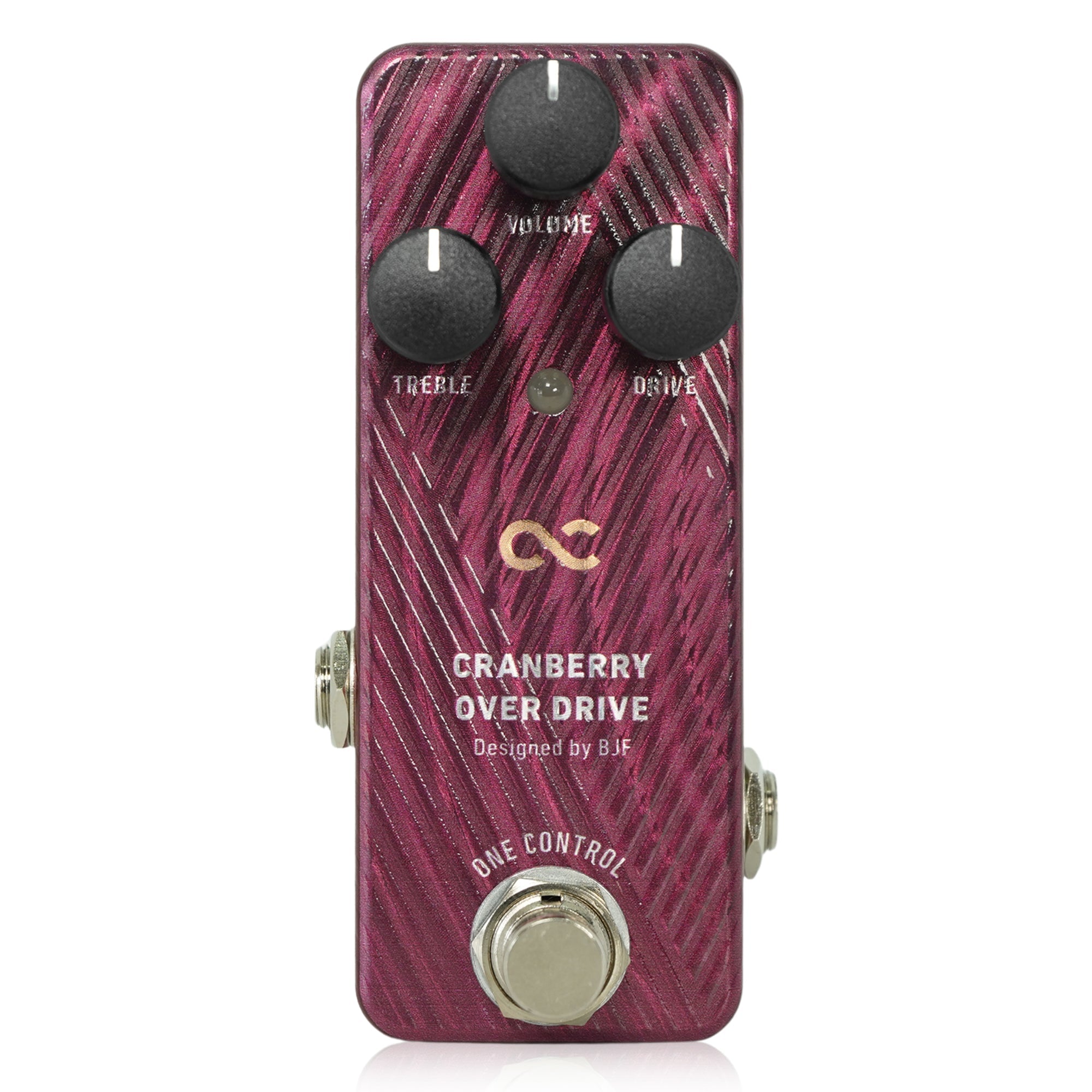 clean distortion pedal One Control BJF Series Cranberry Overdrive Pedal