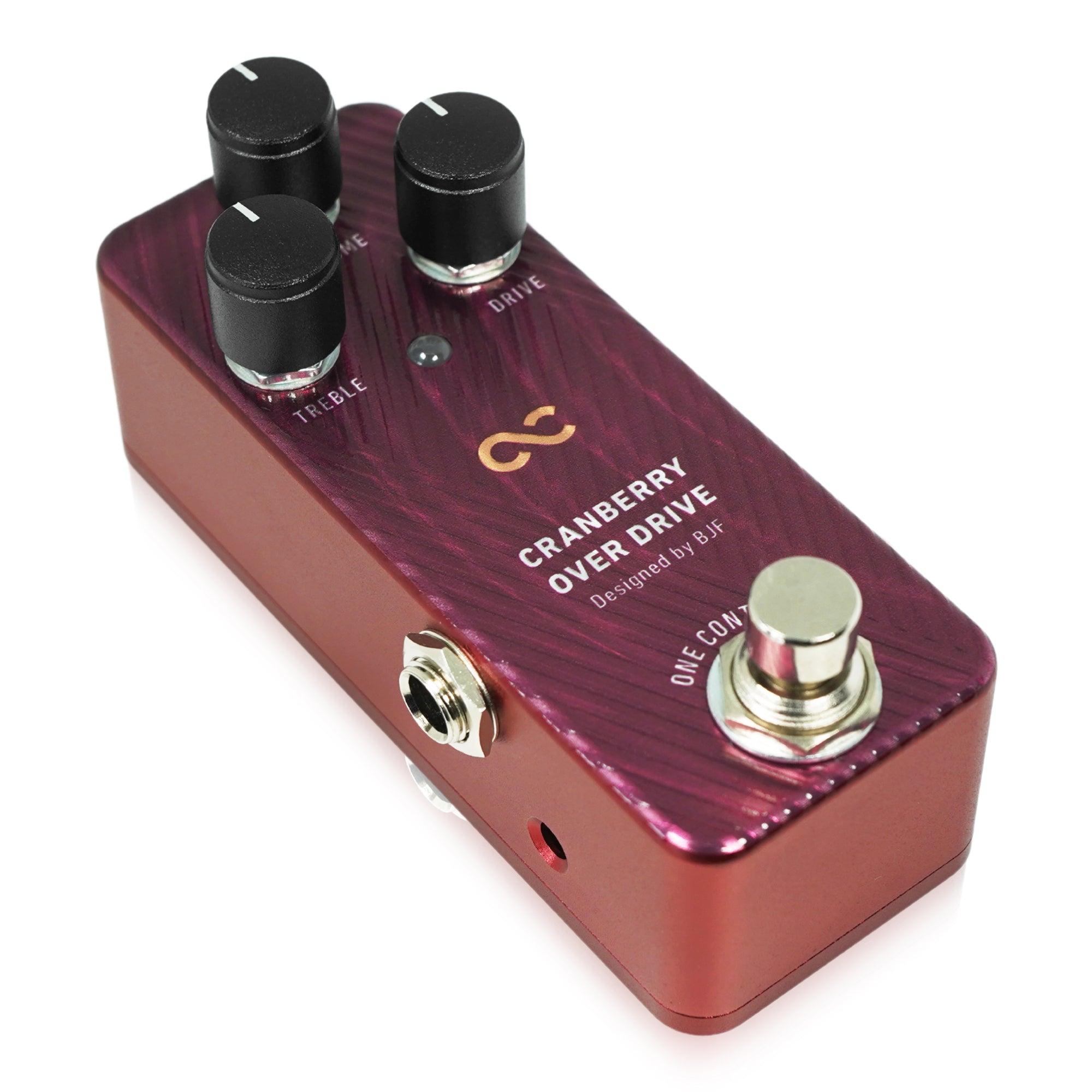 clean overdrive pedal One Control BJF Series Cranberry Overdrive Pedal