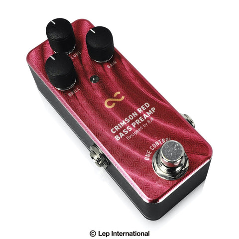 One Control Crimson Red Bass Preamp OC-CRBPn - BJFe Designed Effects Pedal - NEW!