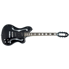 Eastwood Guitars Deerhoof Signature EEG - All Black - Ampeg AEG Tribute electric guitar - NEW!