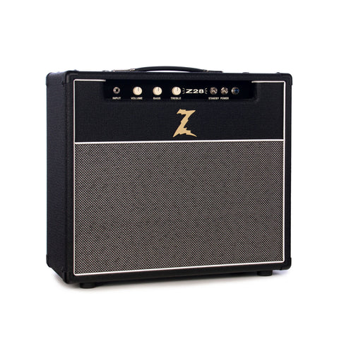 USED Dr Z Amps Z-28 1x12 combo - Black / Salt & Pepper Grille - Boutique Tube Guitar Amplifier