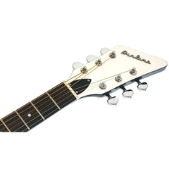 Airline Guitars Folkstar - Black - Electric / Acoustic Resonator Guitar - NEW!