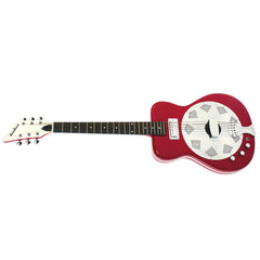 Airline Guitars Folkstar LEFTY - Red - Left Handed Electric / Acoustic Resonator Guitar - NEW!
