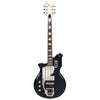 Eastwood Guitars Airline Map Baritone DLX Black Left Hand Full Front