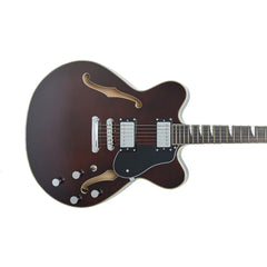 Eastwood Guitars Classic 6 HB - Walnut - Semi Hollow Body Electric Guitar - NEW!