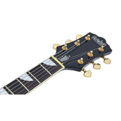Eastwood Guitars Classic 6 - Black - Semi Hollow Body Electric Guitar - NEW!