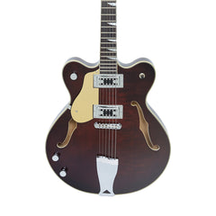 Eastwood Guitars Classic 6 LEFTY - Walnut - Left-Handed Semi Hollow Body Electric Guitar - NEW!