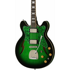 Eastwood Guitars Custom Kraft DLX - Greenburst - Supro/Valco Tribute Semi-Hollow Electric Guitar - NEW!