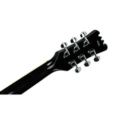 Eastwood Guitars Delta 6 Baritone LEFTY - Sunburst - Left Handed Electric / Acoustic Resonator Guitar - NEW!