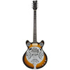 Eastwood Guitars Delta 6 Baritone Sunburst Full Front