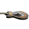 Eastwood Guitars Delta 6 Baritone Sunburst Player POV