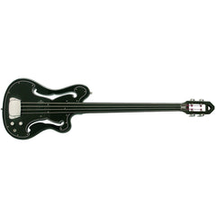 Eastwood Guitars EUB-1 - Fretless Electric Bass Guitar - Black - Ampeg AUB "Scroll Bass" inspired Tribute Model - NEW!