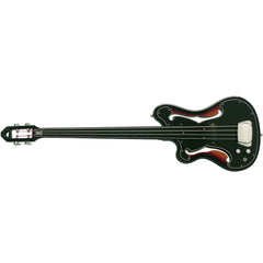 Eastwood Guitars EUB-1 LEFTY - Left Handed Fretless Electric Bass Guitar - Sunburst - Ampeg AUB "Scroll Bass" inspired Tribute Model - NEW!