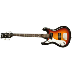 Eastwood Guitars Hi-Flyer Bass LEFTY - Sunburst - Left Handed Univox Hi-Flier Electric Bass Guitar Replica - NEW!