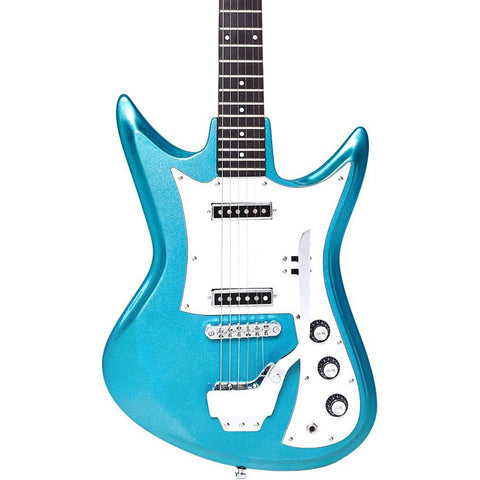 Eastwood Guitars Ichiban K2-L - Metallic Blue - Teisco style Electric Guitar - NEW!