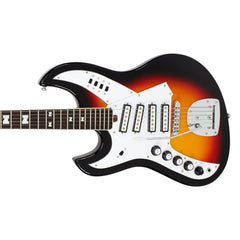 Eastwood Guitars Norma EG 521-4 LEFTY - Sunburst - Left Handed Solidbody Electric Guitar - NEW!