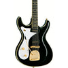 Eastwood Guitars Sidejack 12 DLX Black Left Hand Featured