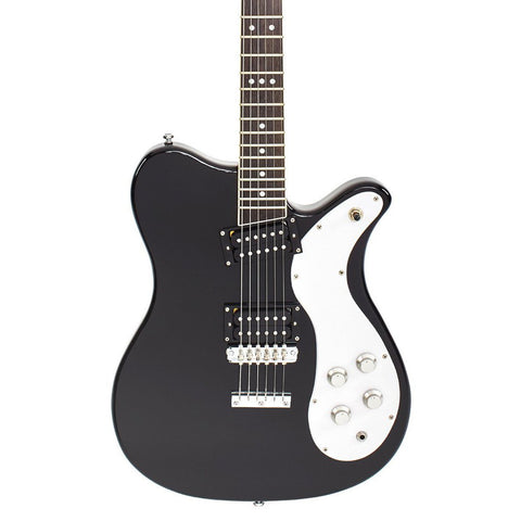 Eastwood Guitars Sidejack 300 - Black - Mosrite Tribute Model Electric Guitar - NEW!